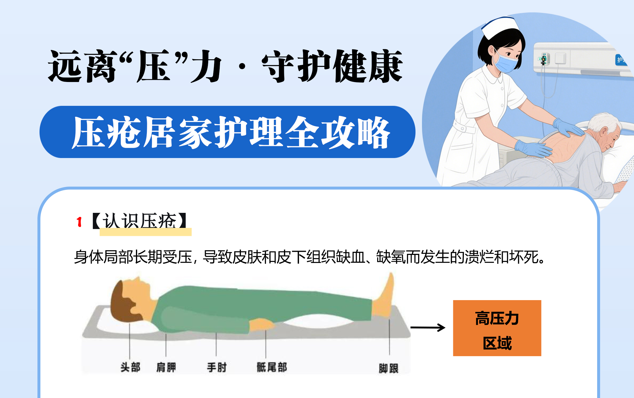 远离“压”力，守护健康——压疮居家护理全攻略